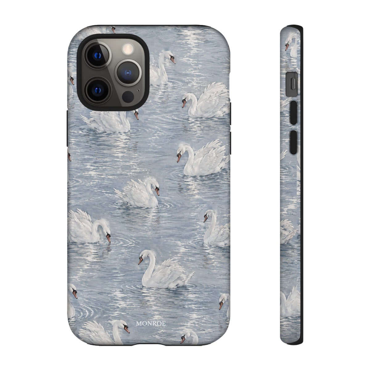 Swan Pattern Tough Case