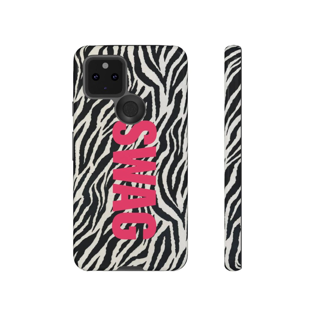 'SWAG' Zebra Print Tough Case