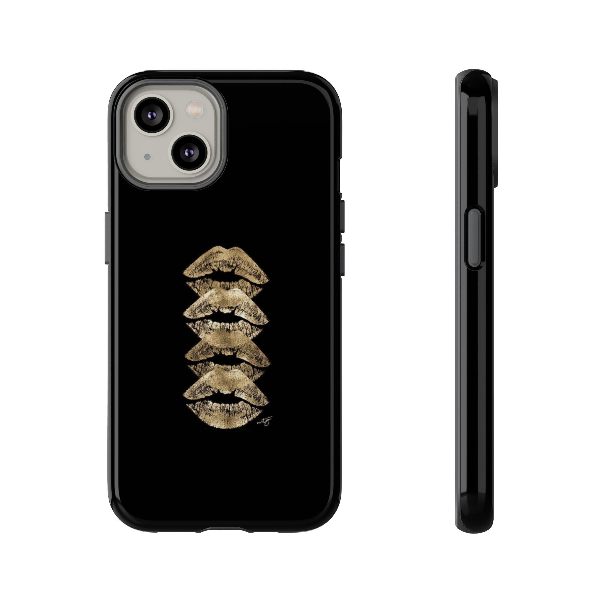 Golden Lipstick Phone Case