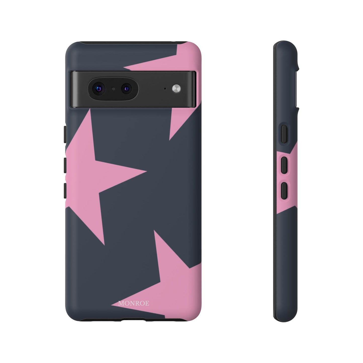 Navy & Pink Star Tough Cover