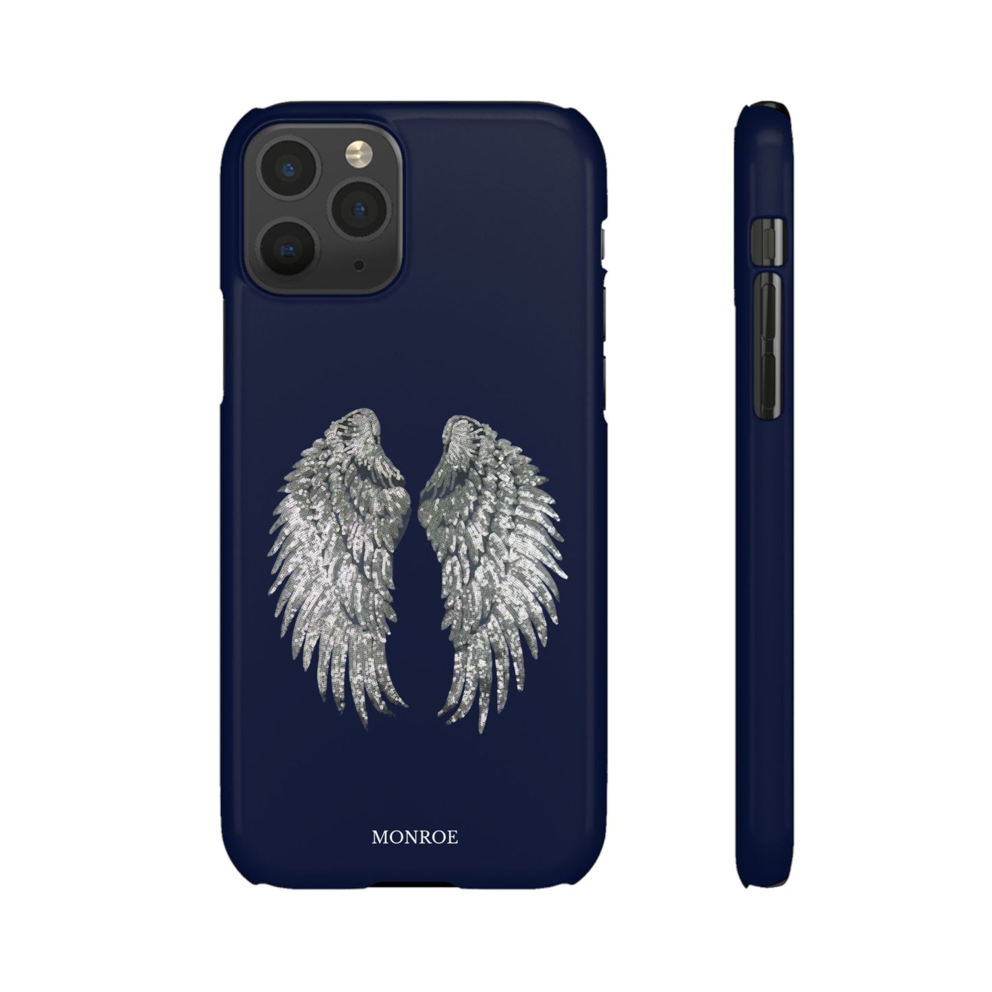 Navy Angel Wings Case