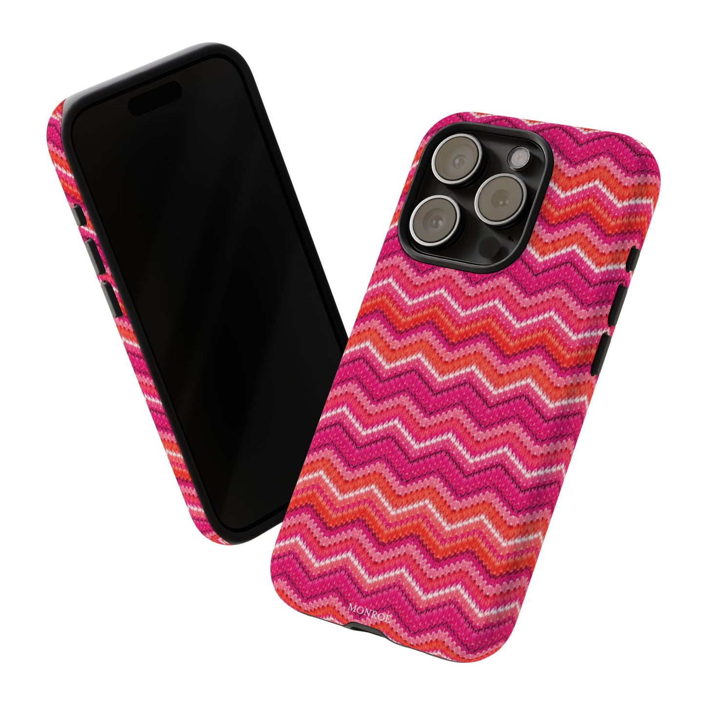 Pink Zigzag Tough Case