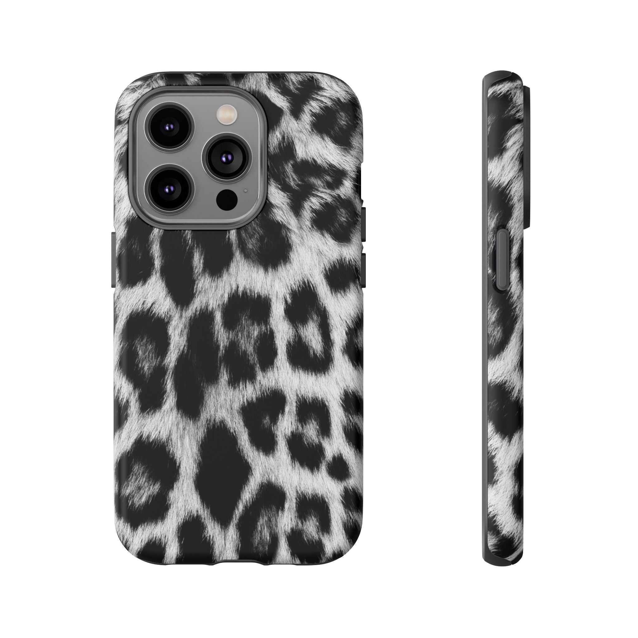 B&W Leopard Phone Case