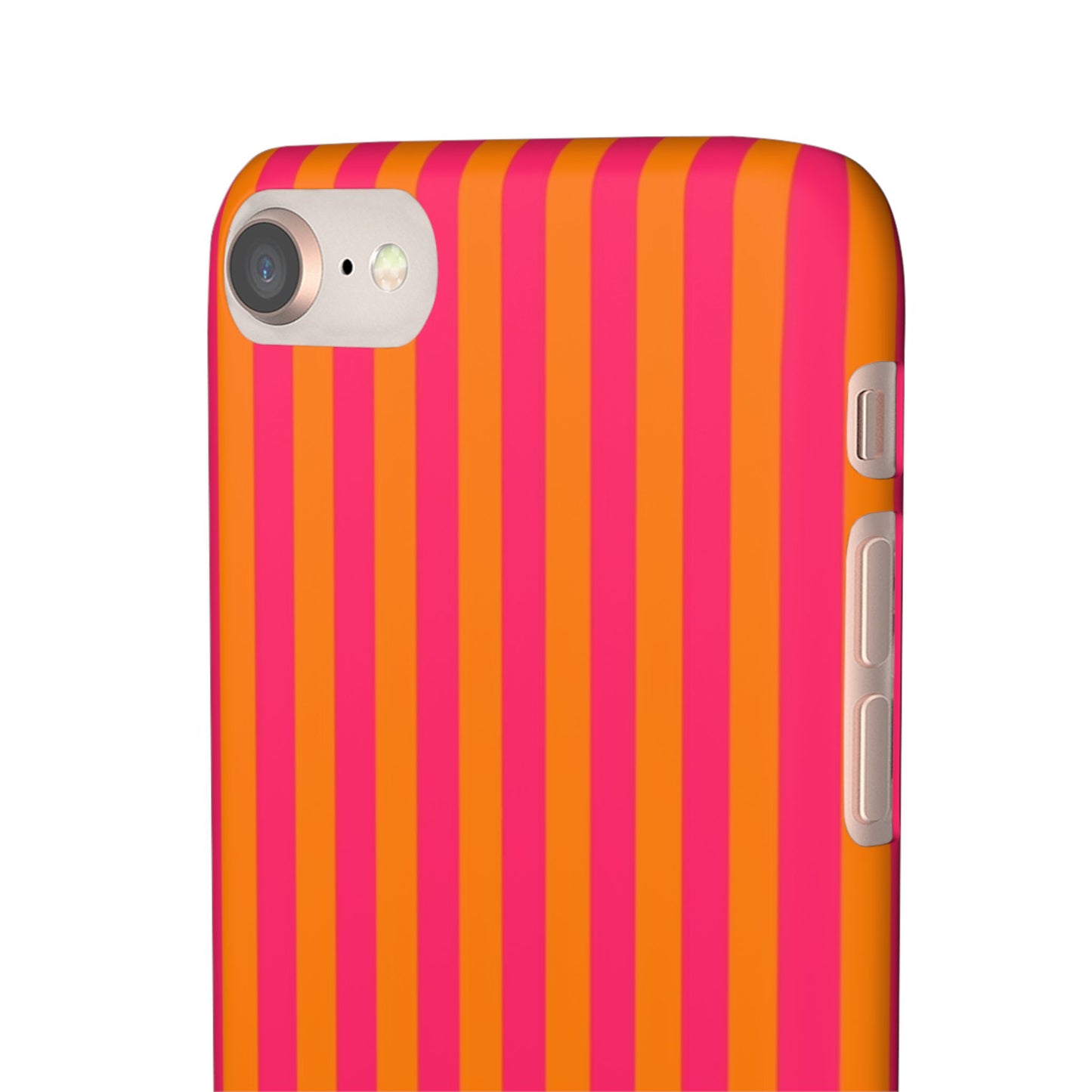 Striped Orange & Pink Case