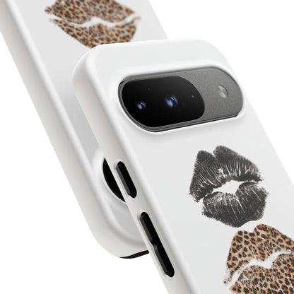 Leopard Glam Lip Tough Case