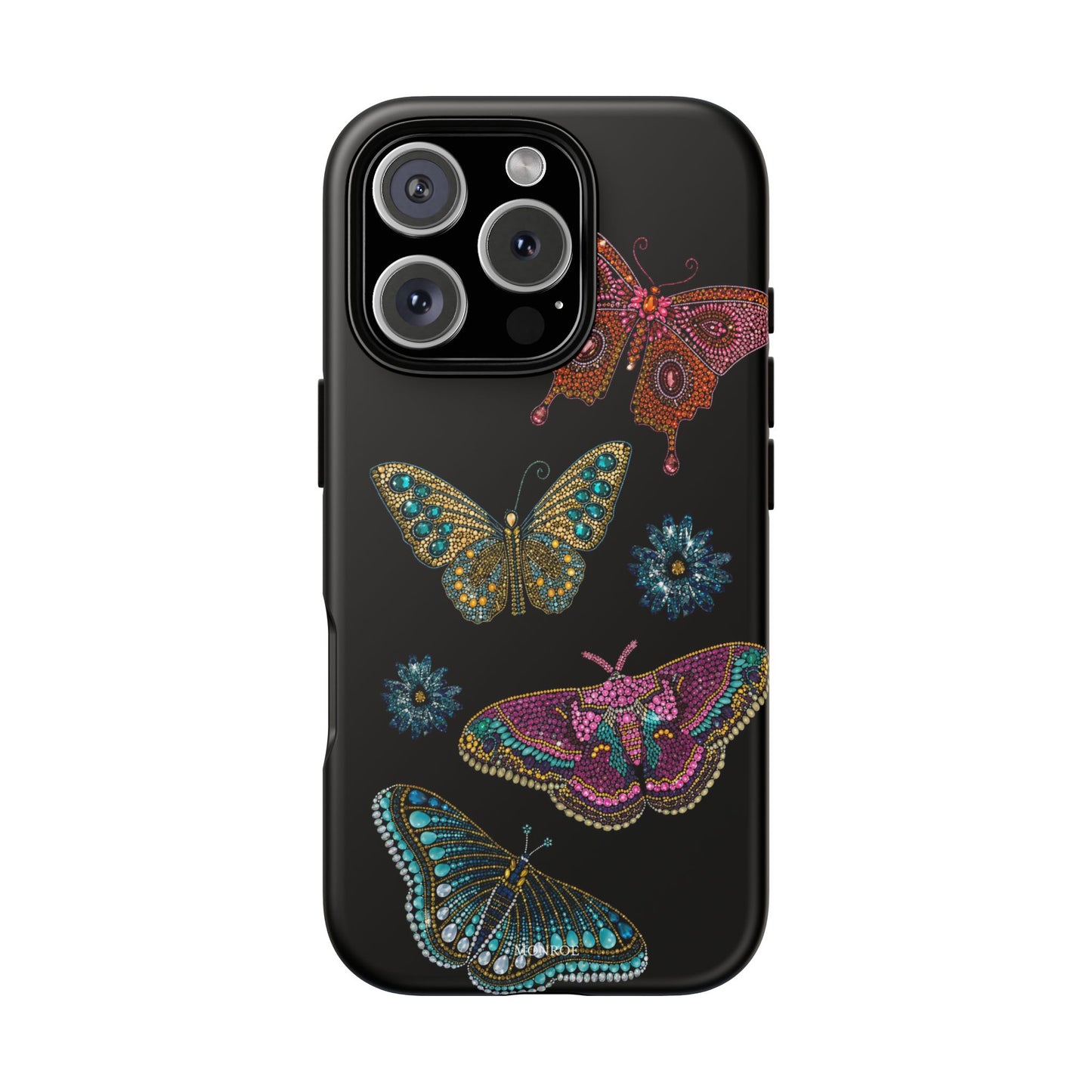 Butterfly Beaded Tough Case