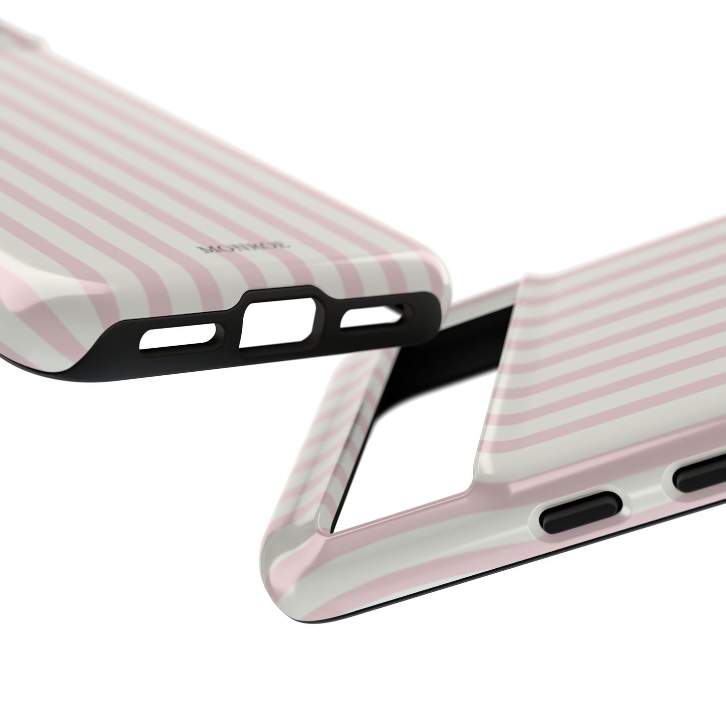 Light Pink Stripe Tough Phone Case
