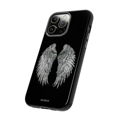 Silver Wings Black Tough Case