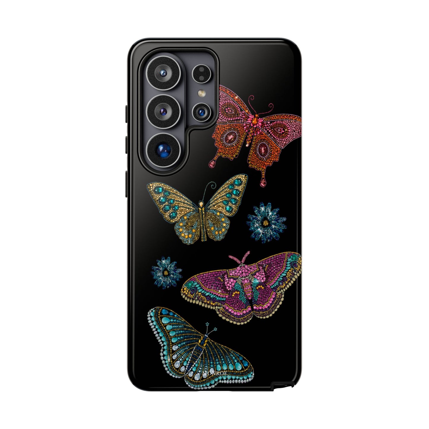 Butterfly Beaded Tough Case