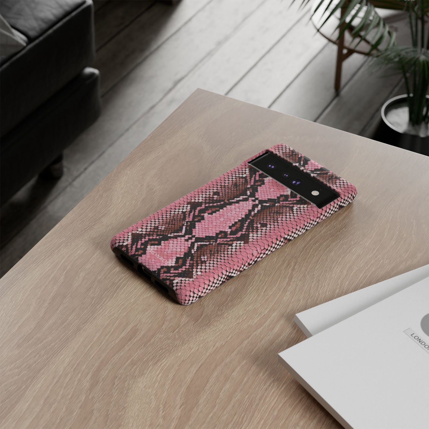 Pink Snake Tough Case