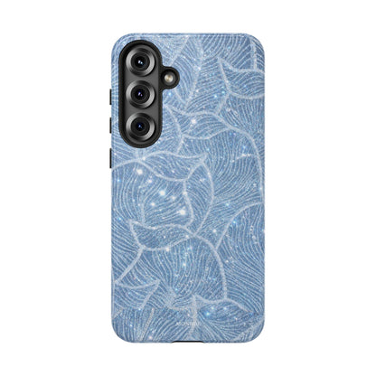 Glacier Blue Floral Tough Case
