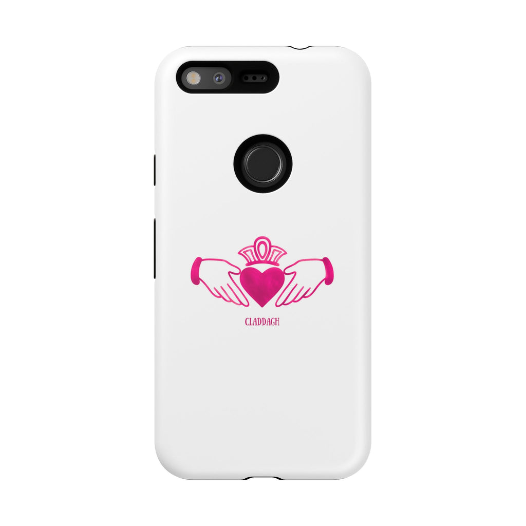 Pink Irish Claddagh Symbol Tough Phone Case