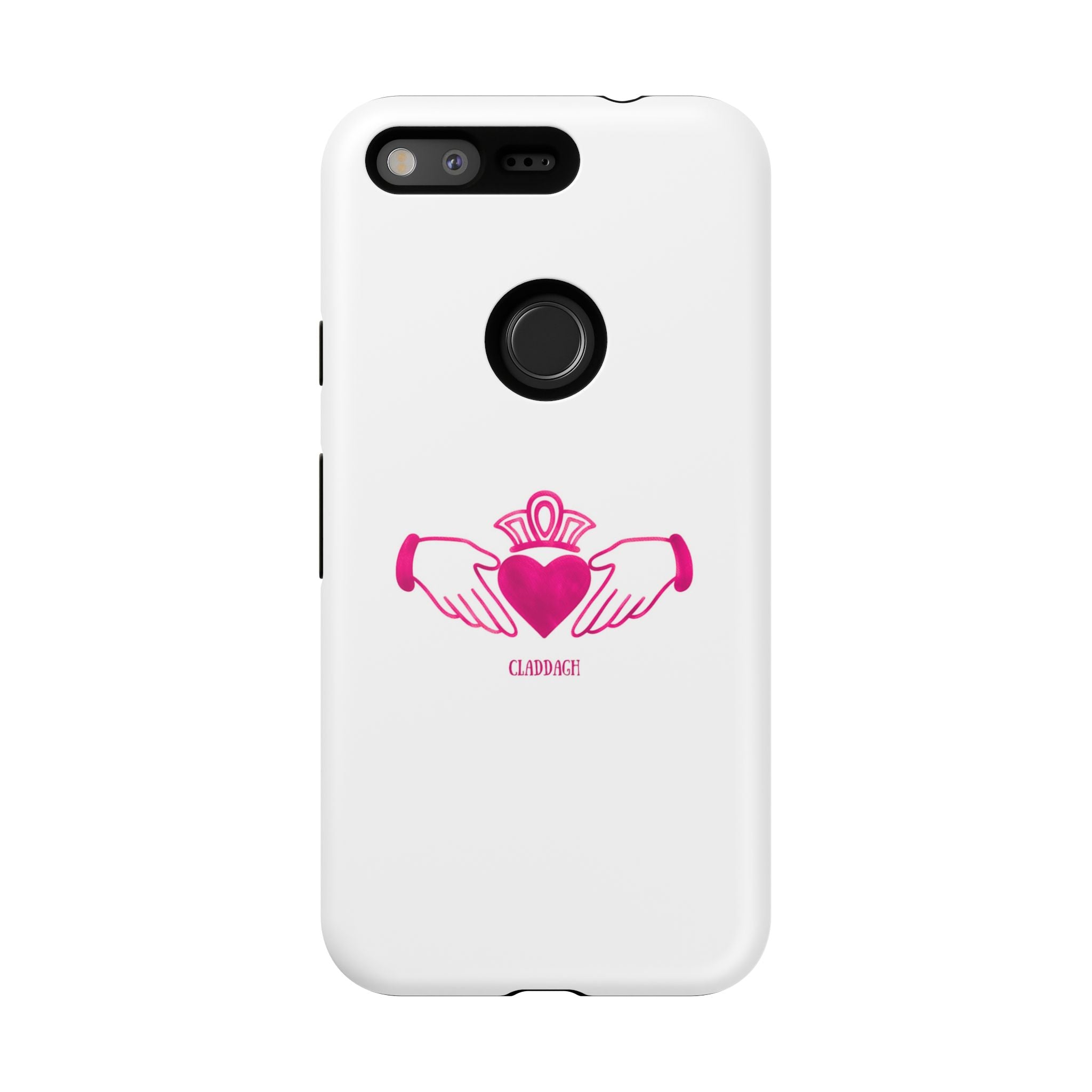Pink Irish Claddagh Symbol Tough Phone Case