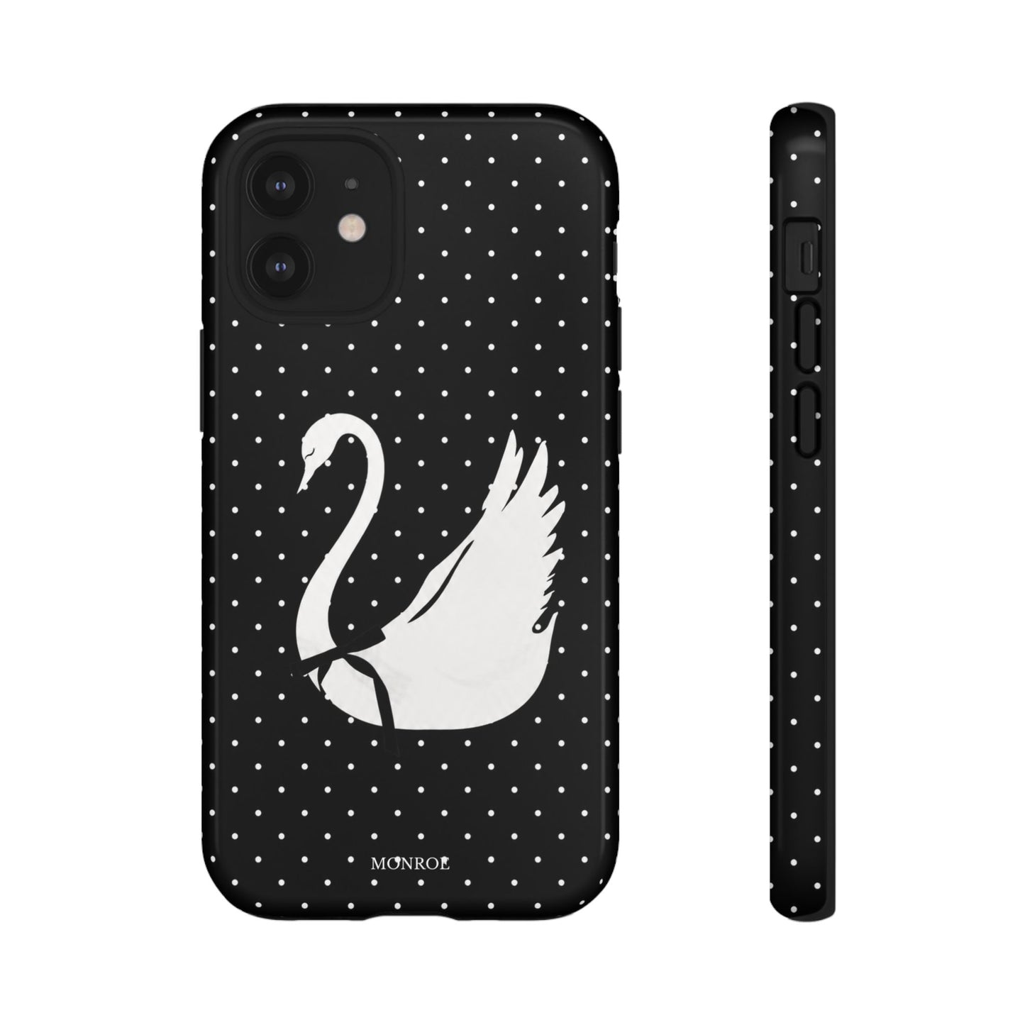 Black Swan Polka Dot Tough Phone Case