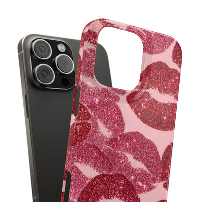 Pink Glitter Kiss Case