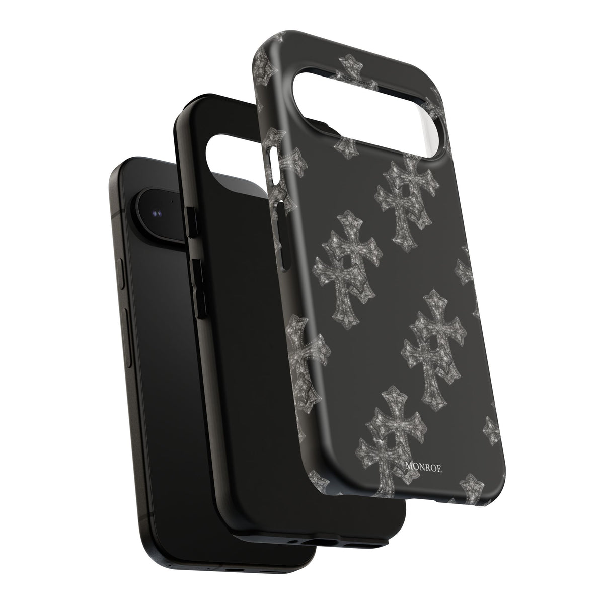 Black Crystal Cross Tough Case