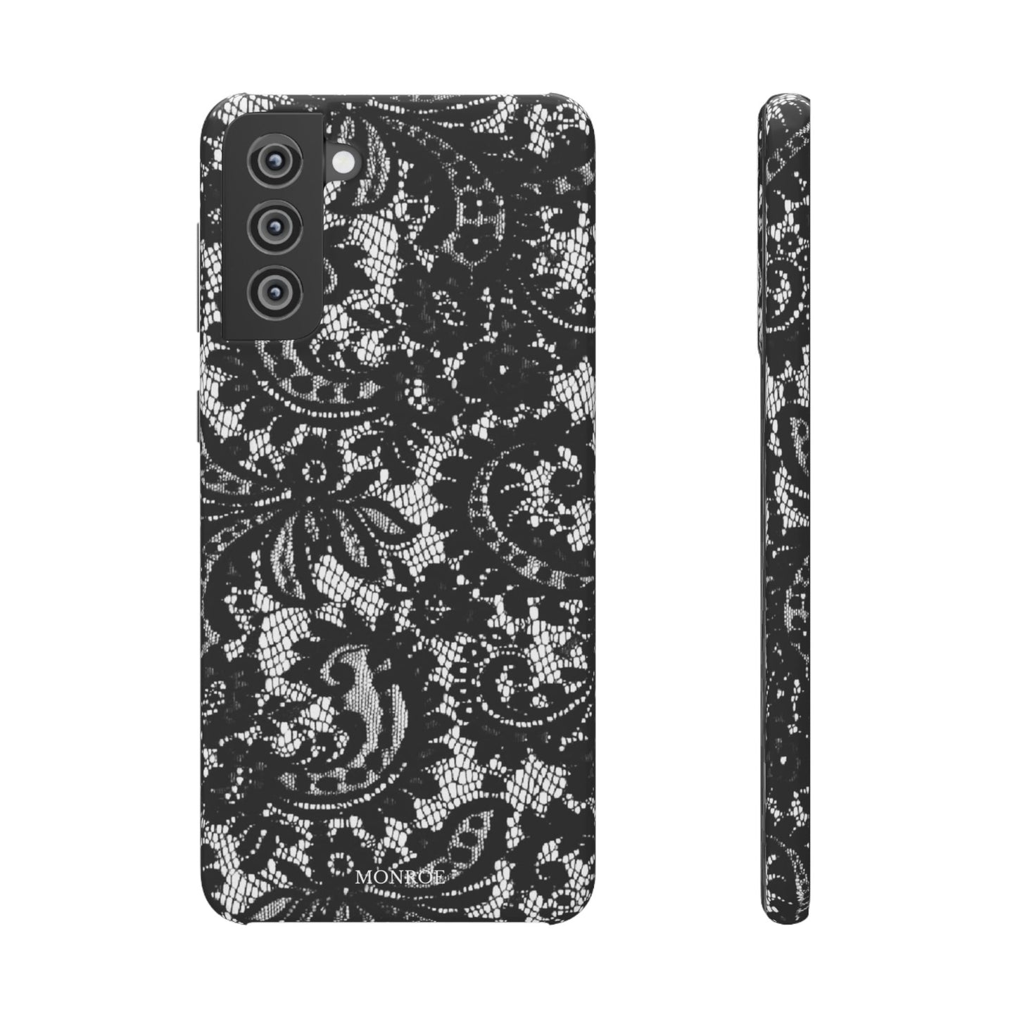 Black Lace Elegant Pattern Case