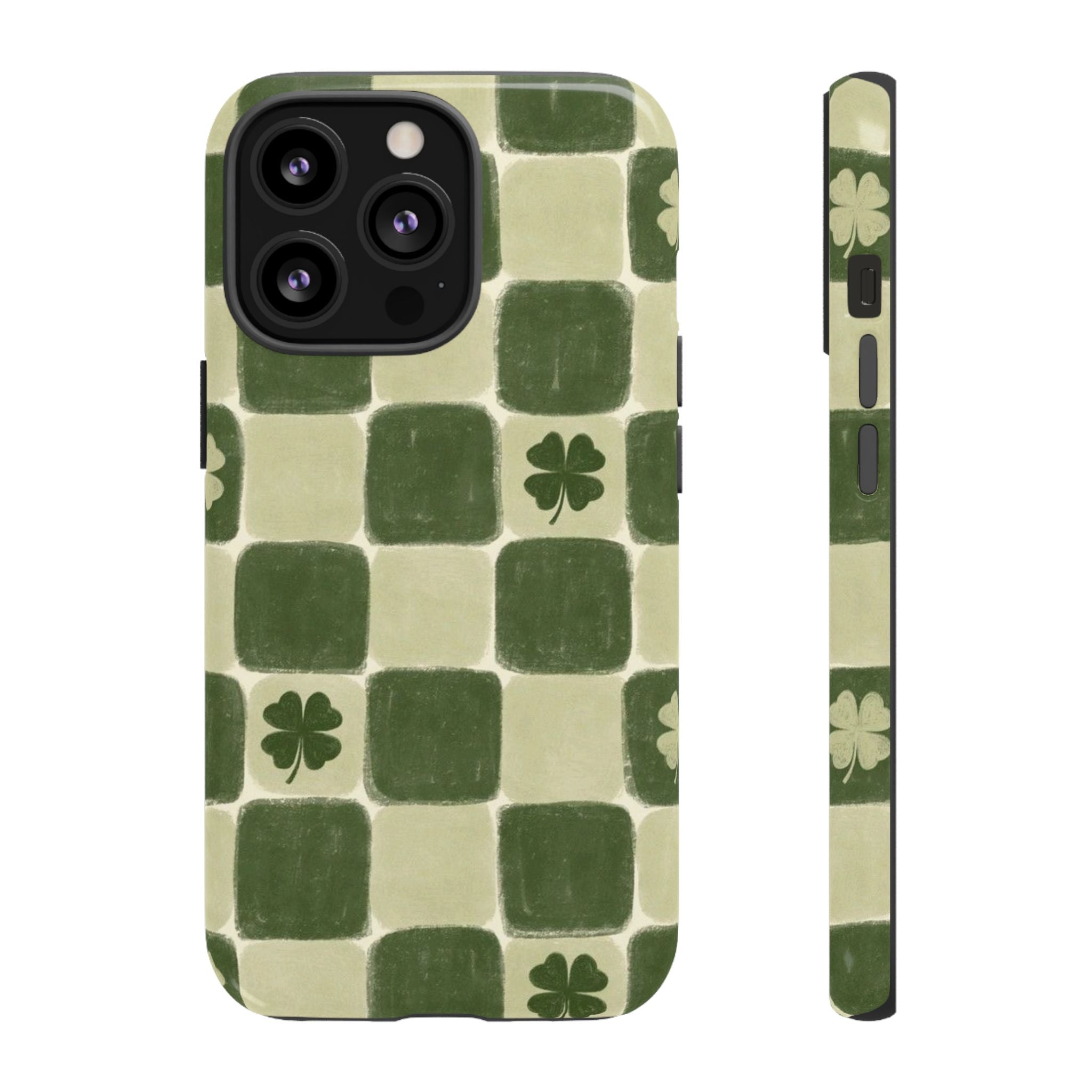 Clover Checker Tough Phone Case