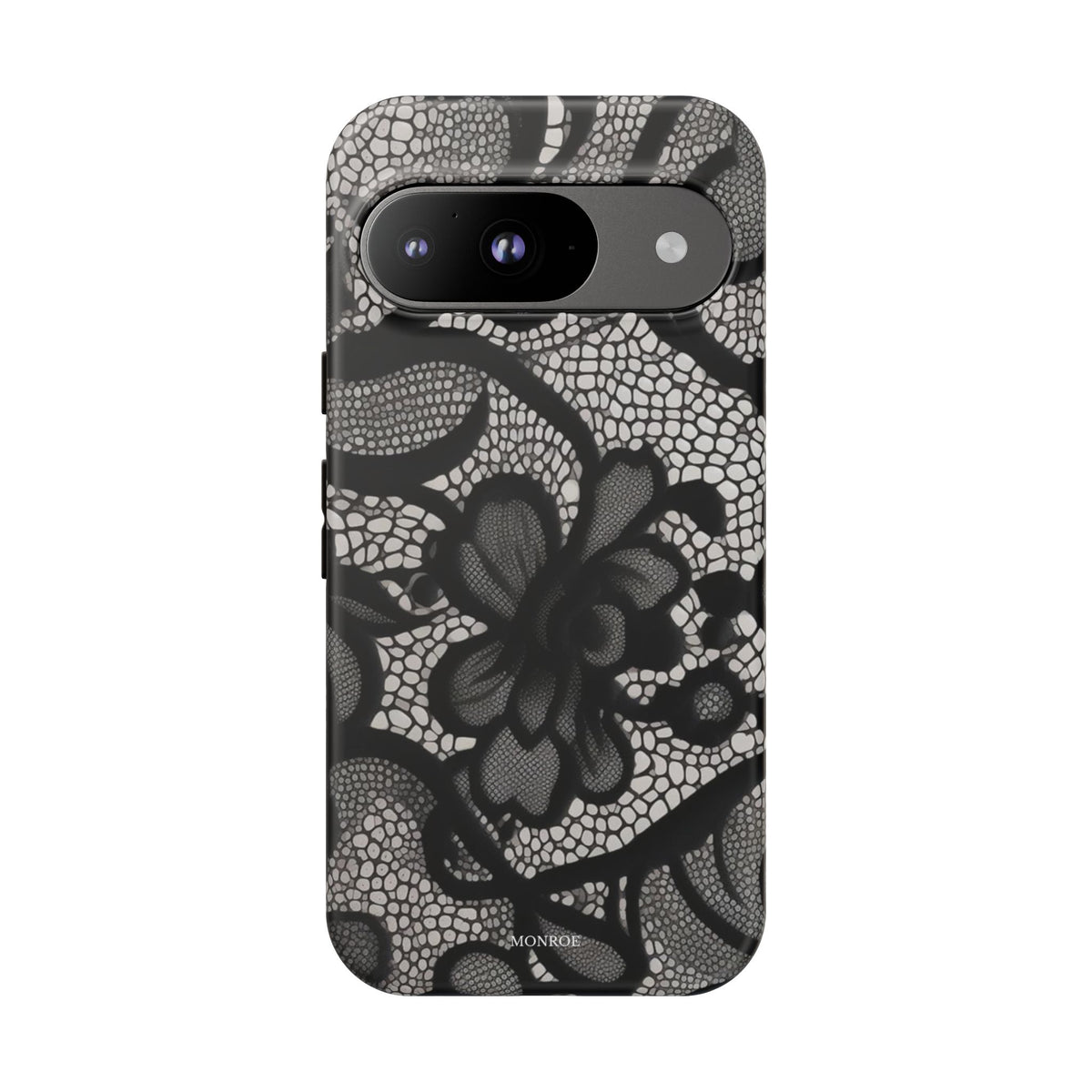 Black Floral Vintage Case
