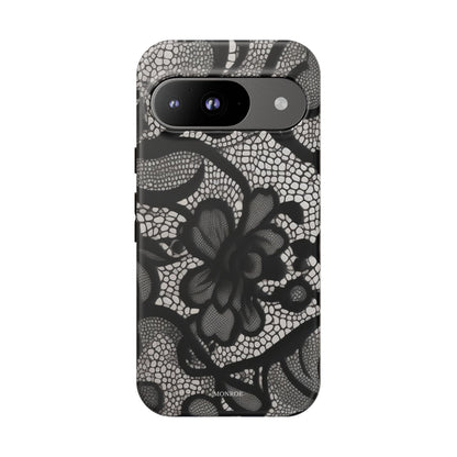 Black Floral Vintage Case