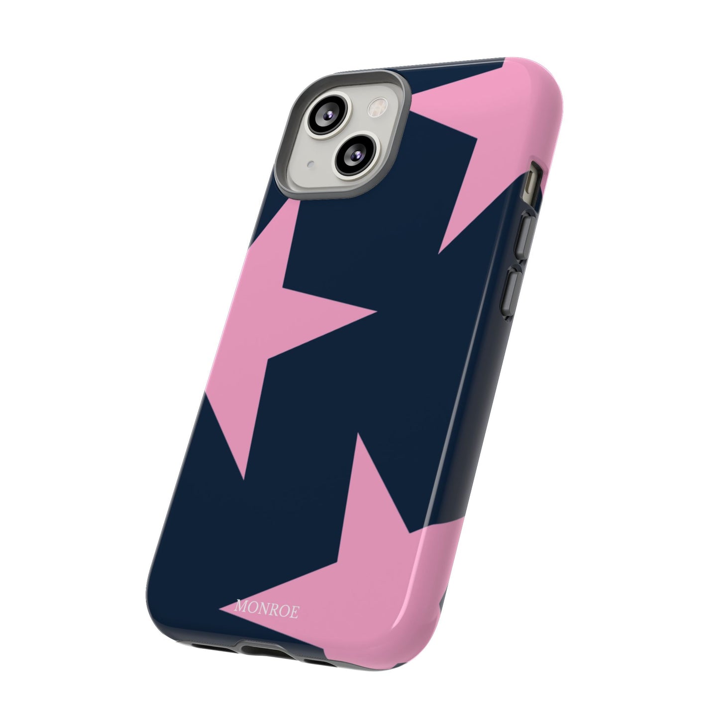 Navy & Pink Star Tough Cover