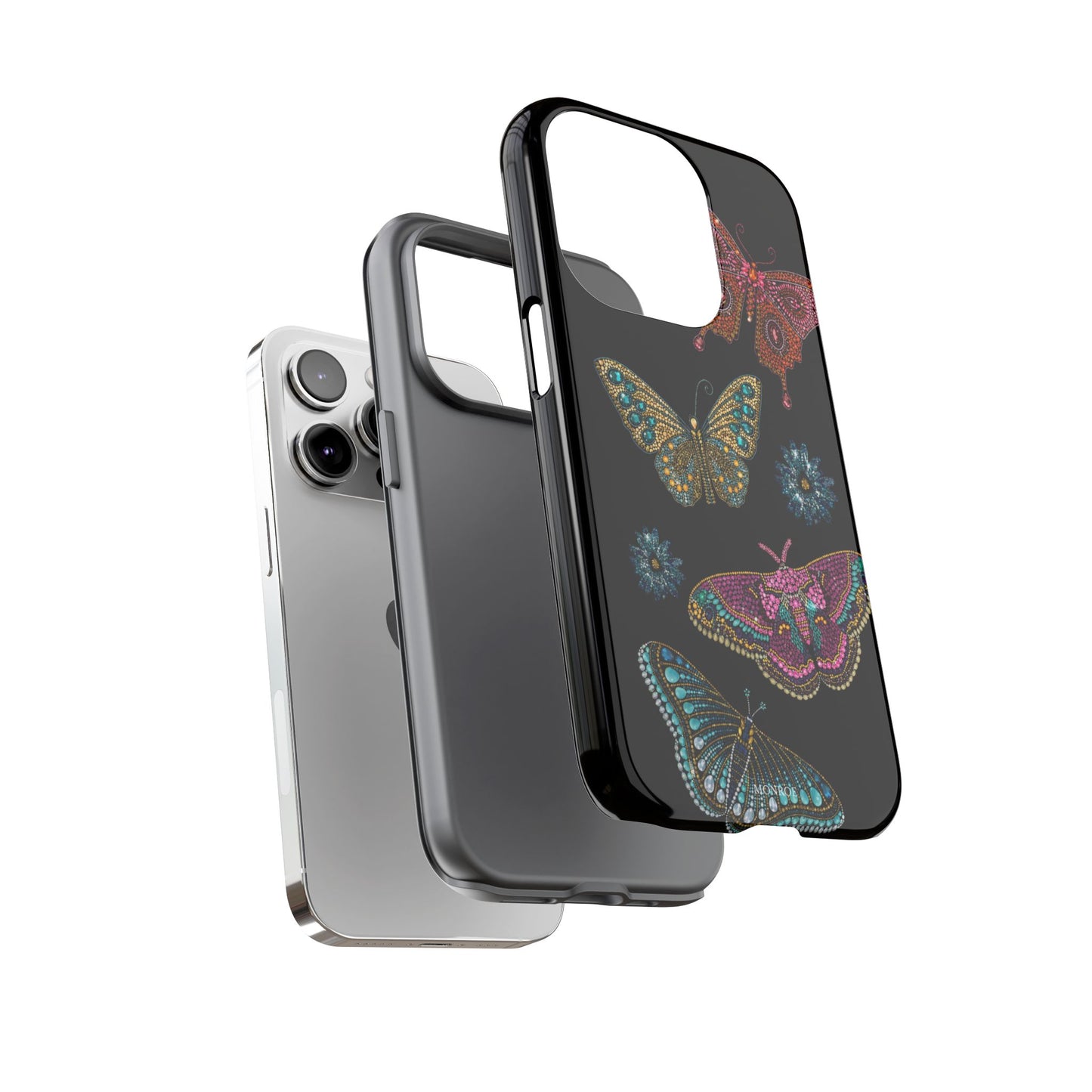 Butterfly Beaded Tough Case