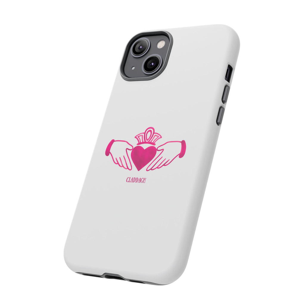 Pink Irish Claddagh Symbol Tough Phone Case