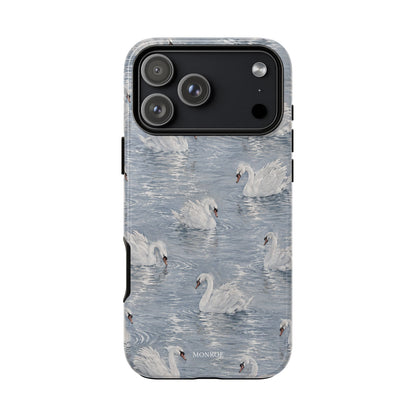 Swan Pattern Tough Case