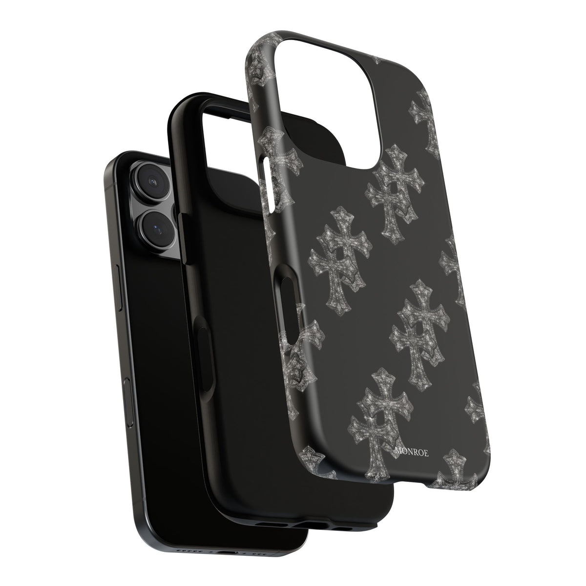 Black Crystal Cross Tough Case