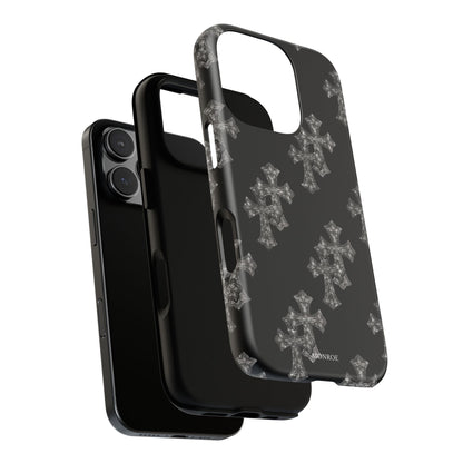 Black Crystal Cross Tough Case