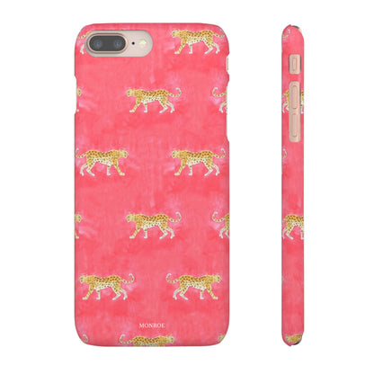 Pink Watercolor Leopard Case