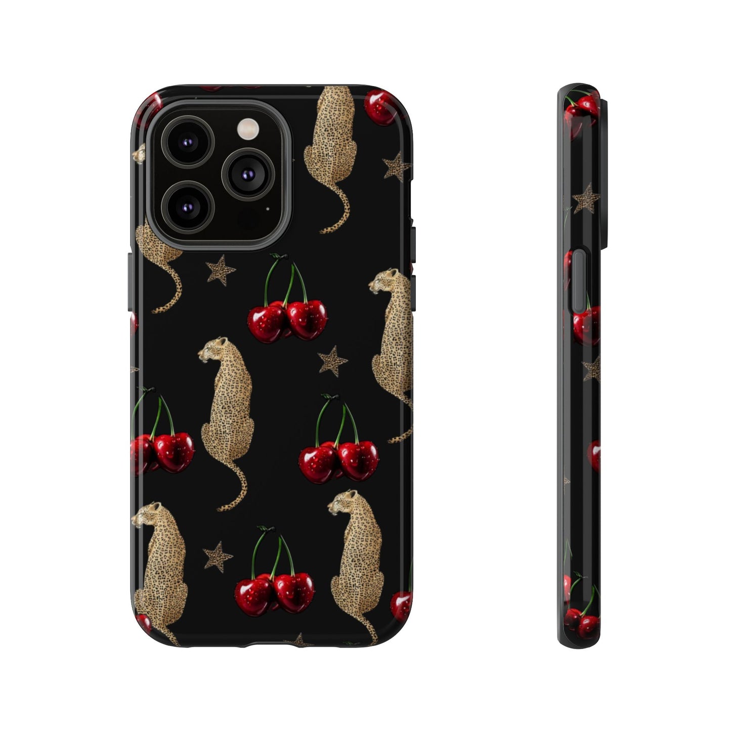 Leopard & Cherry Tough Case