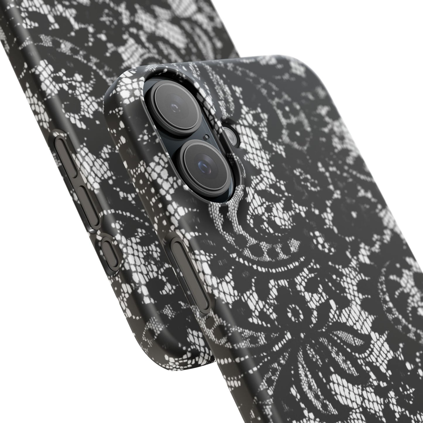 Black Lace Elegant Pattern Case