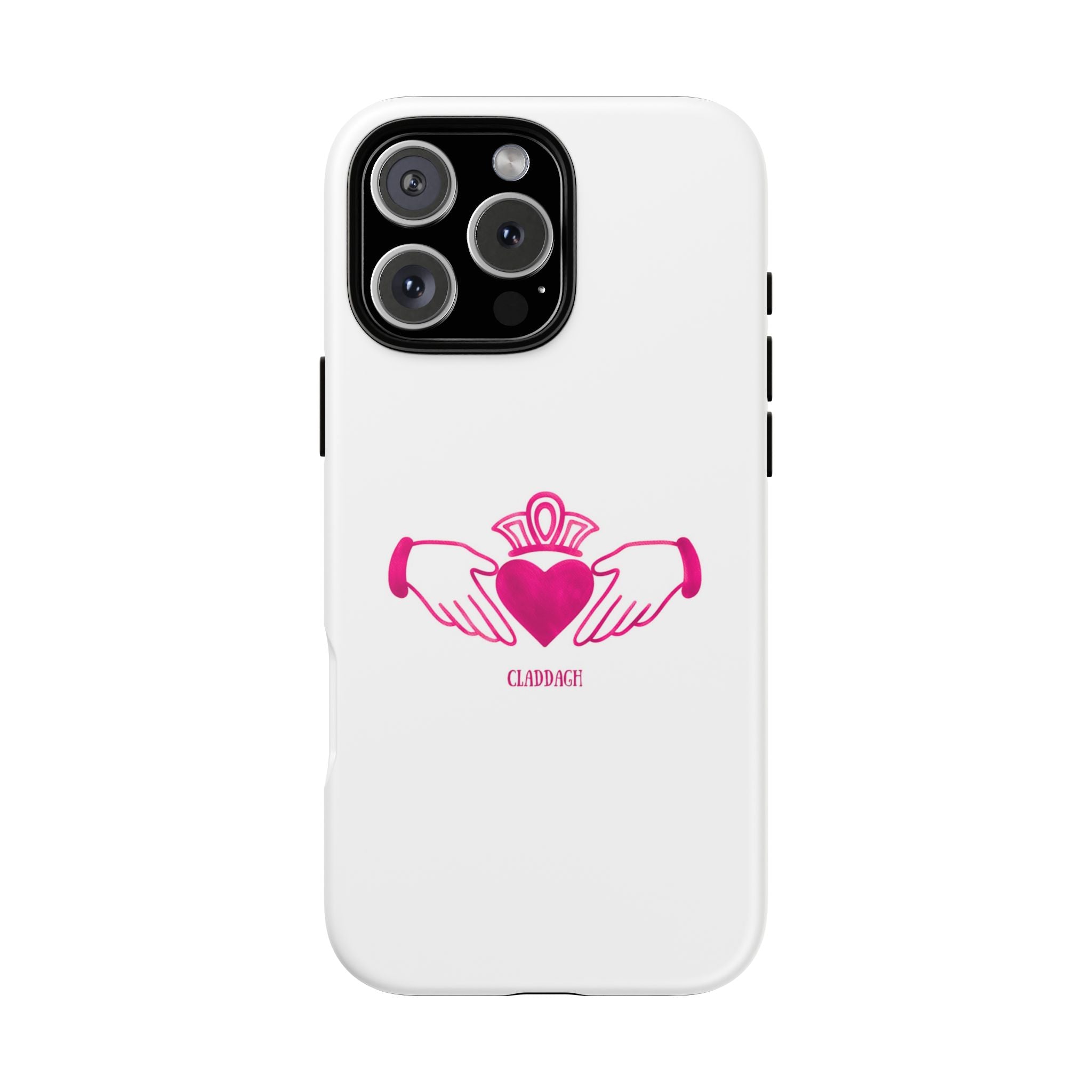 Pink Irish Claddagh Symbol Tough Phone Case