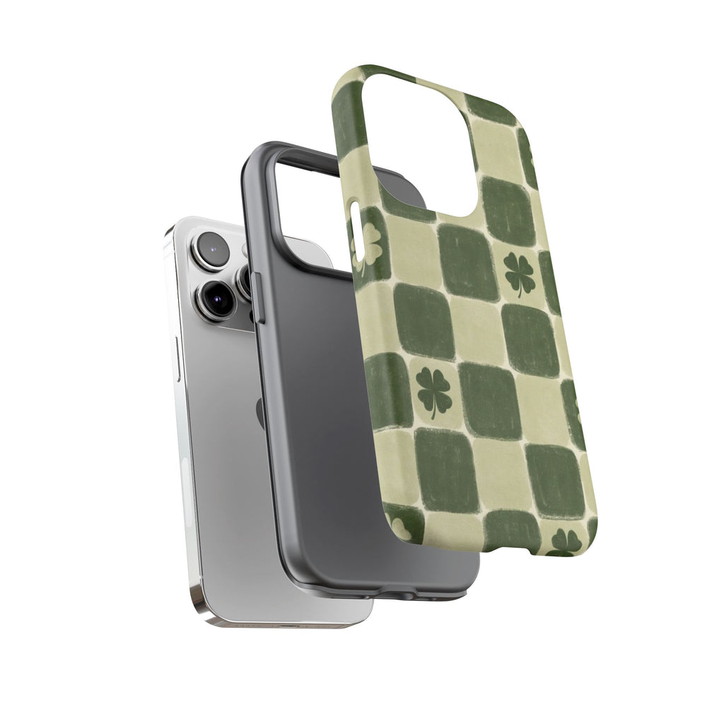 Clover Checker Tough Phone Case