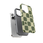 Clover Checker Tough Phone Case