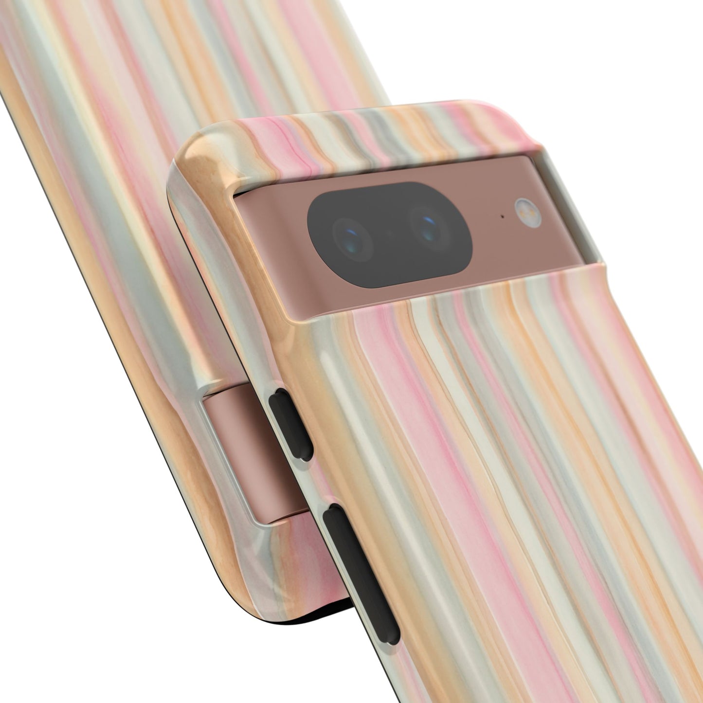 Pastel Watercolor Stripe Tough Case