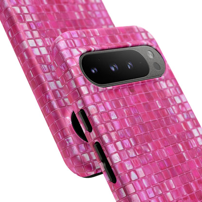 Hot Pink Mosaic Tough Case