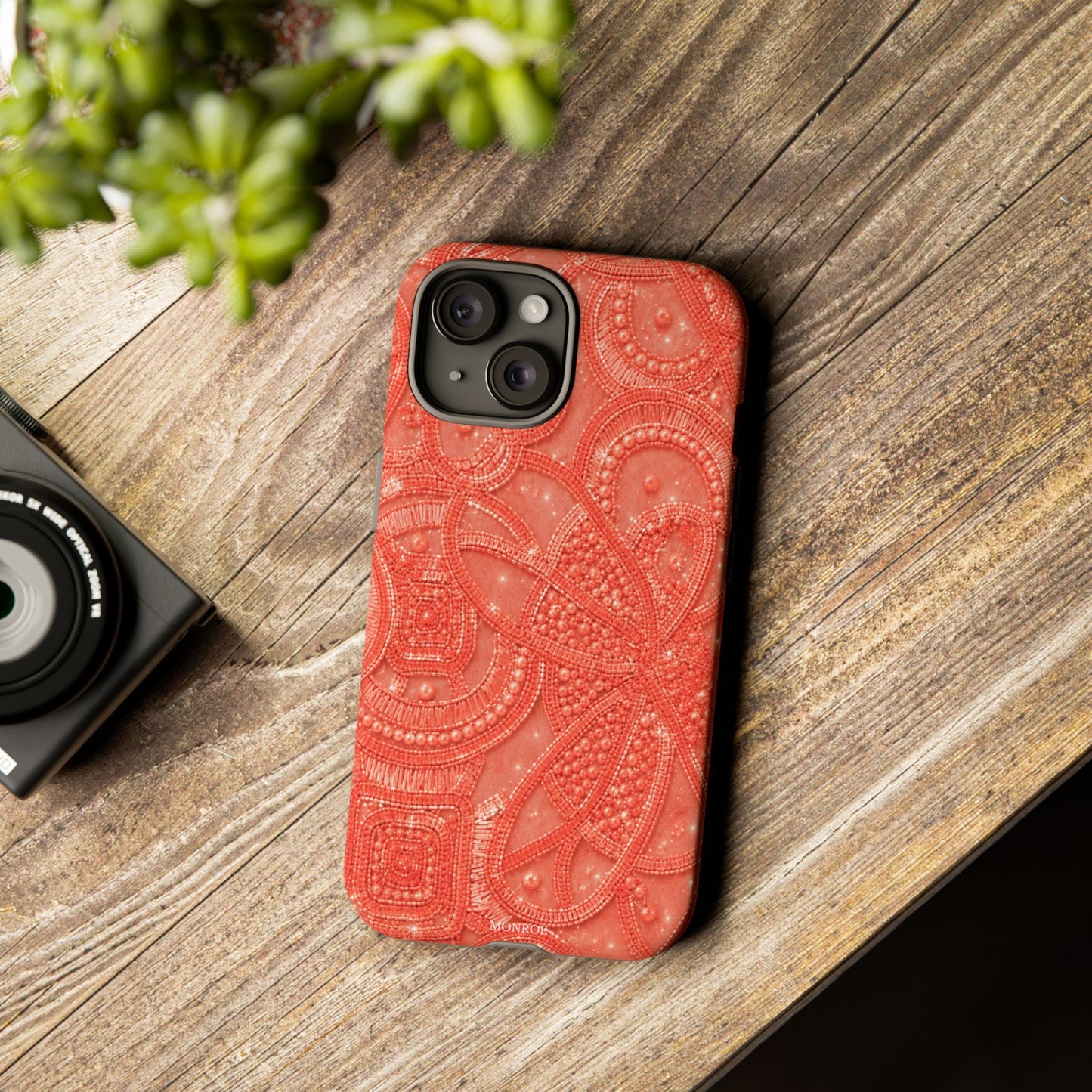 Coral Lace Tough Case
