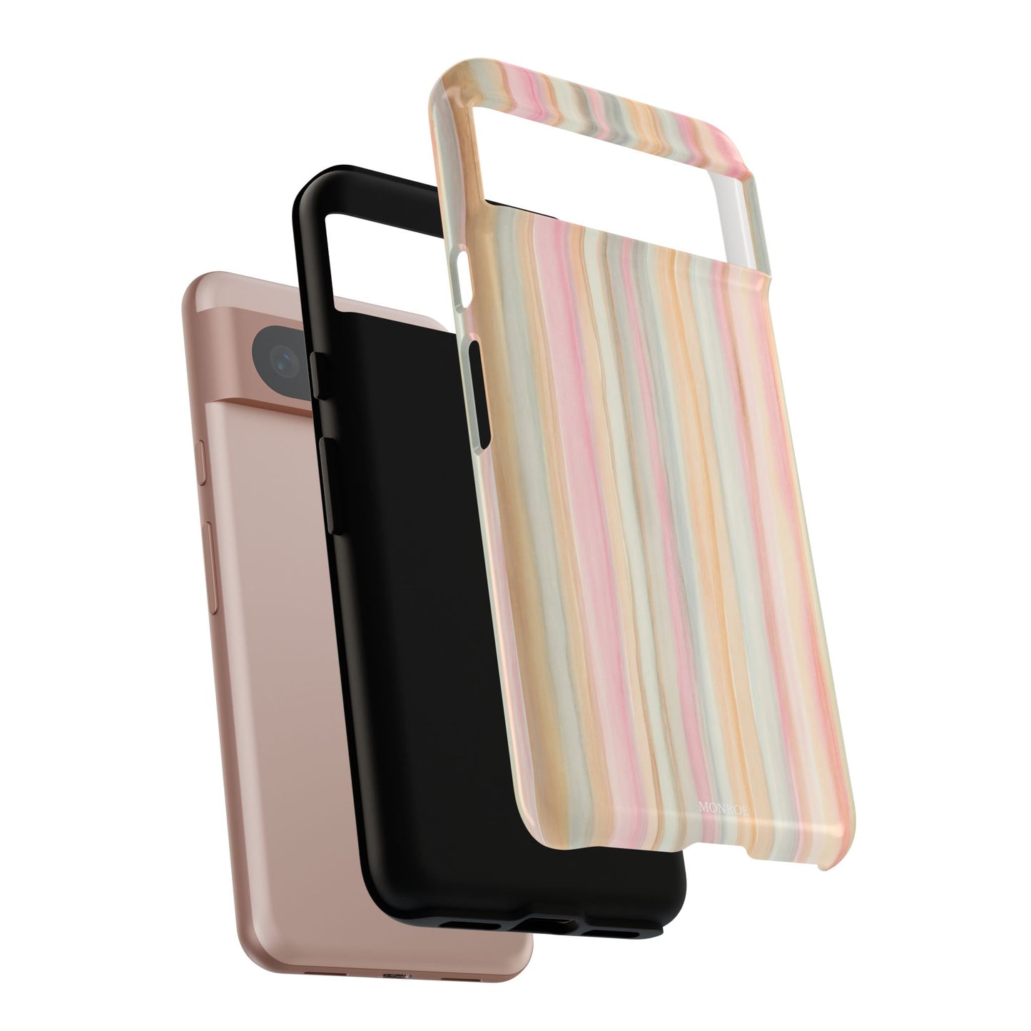 Pastel Watercolor Stripe Tough Case
