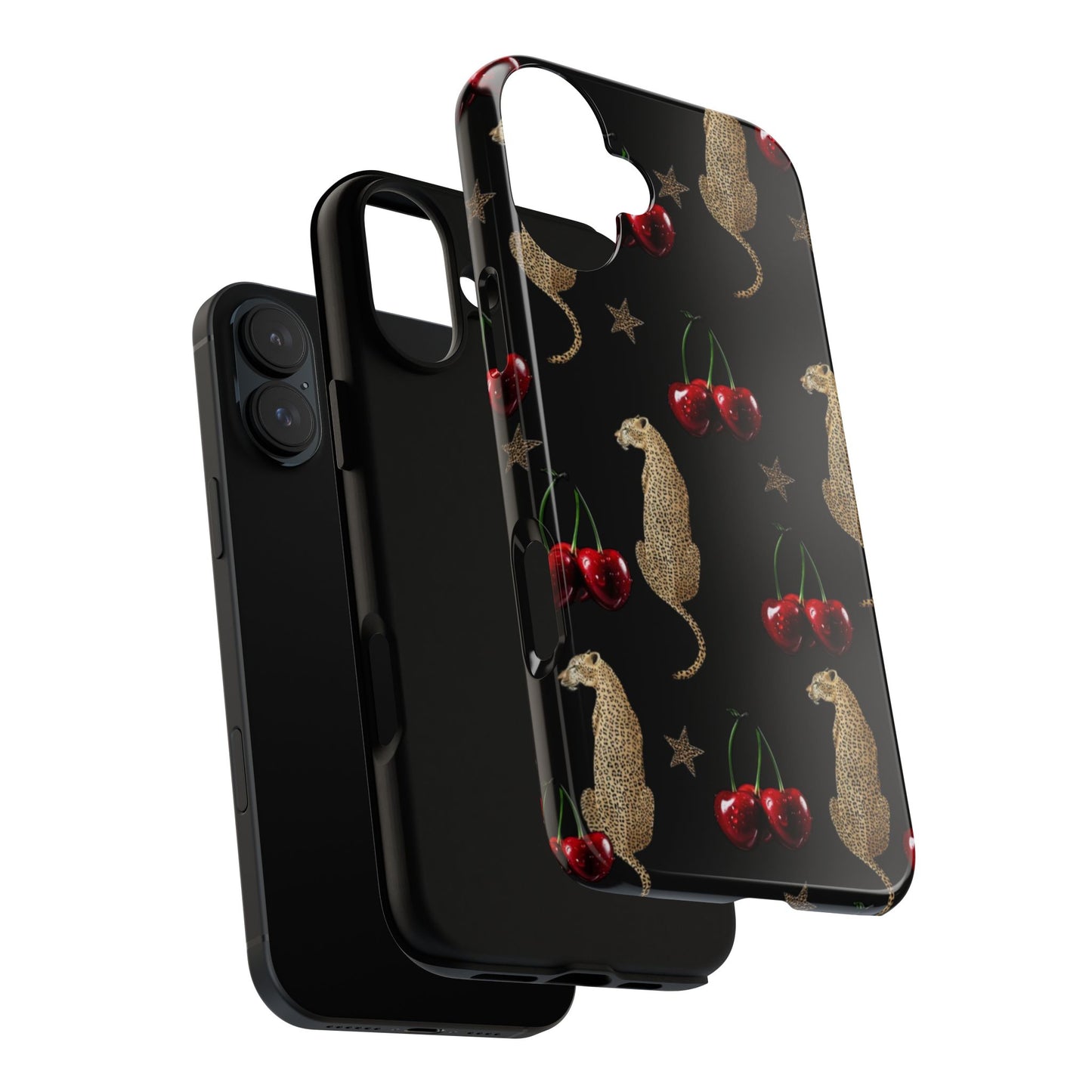Leopard & Cherry Tough Case