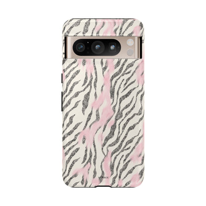 Light Pink Zebra Tough Case