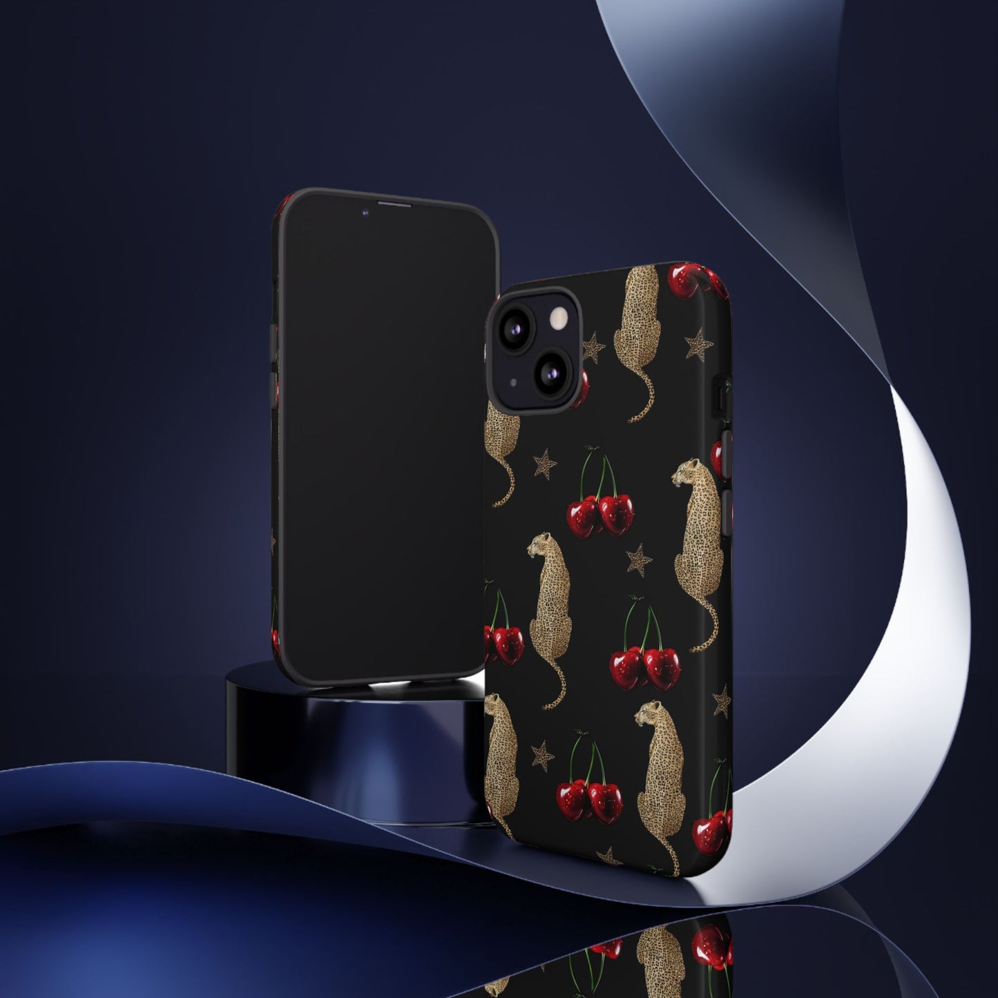Leopard & Cherry Tough Case