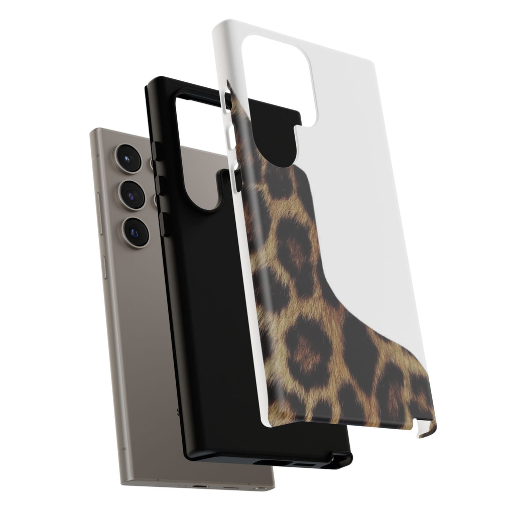 Half Cheetah Print Phone Case