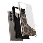 Half Cheetah Print Phone Case
