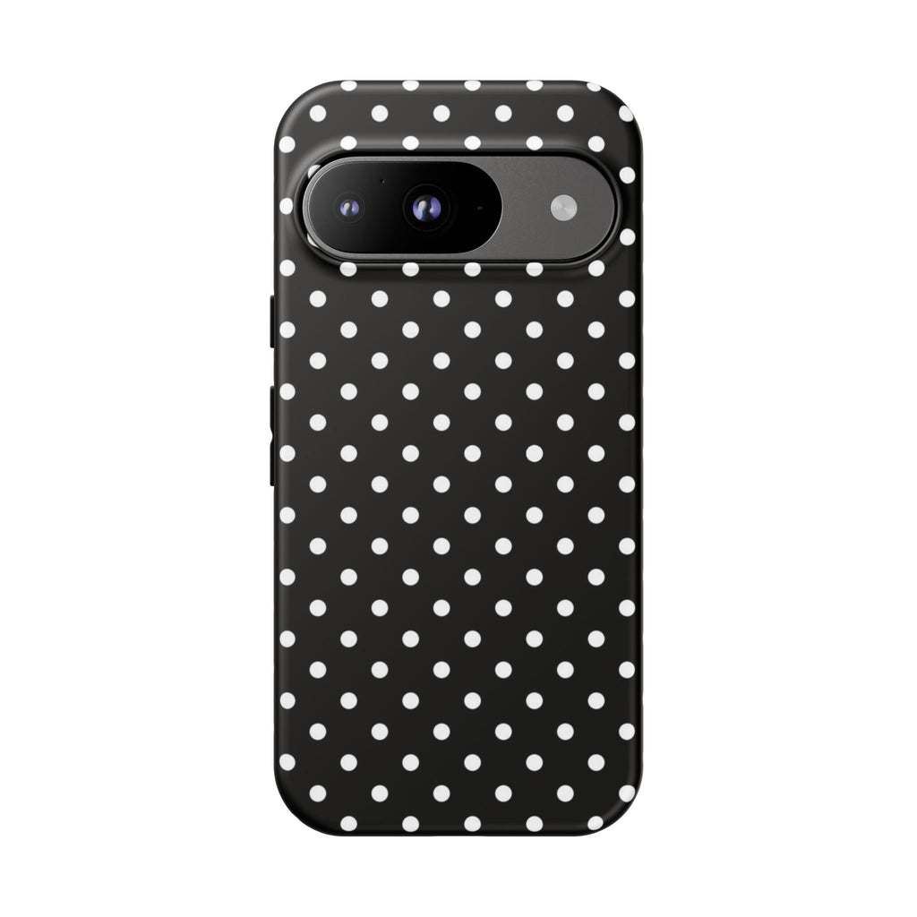 Black Polka Dot Phone Case