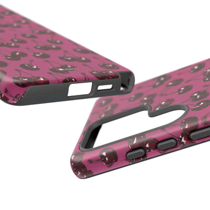 Burgundy Cherries Tough Case