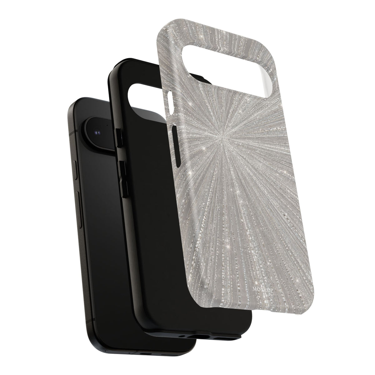 Sparkling Silver Burst Tough Case