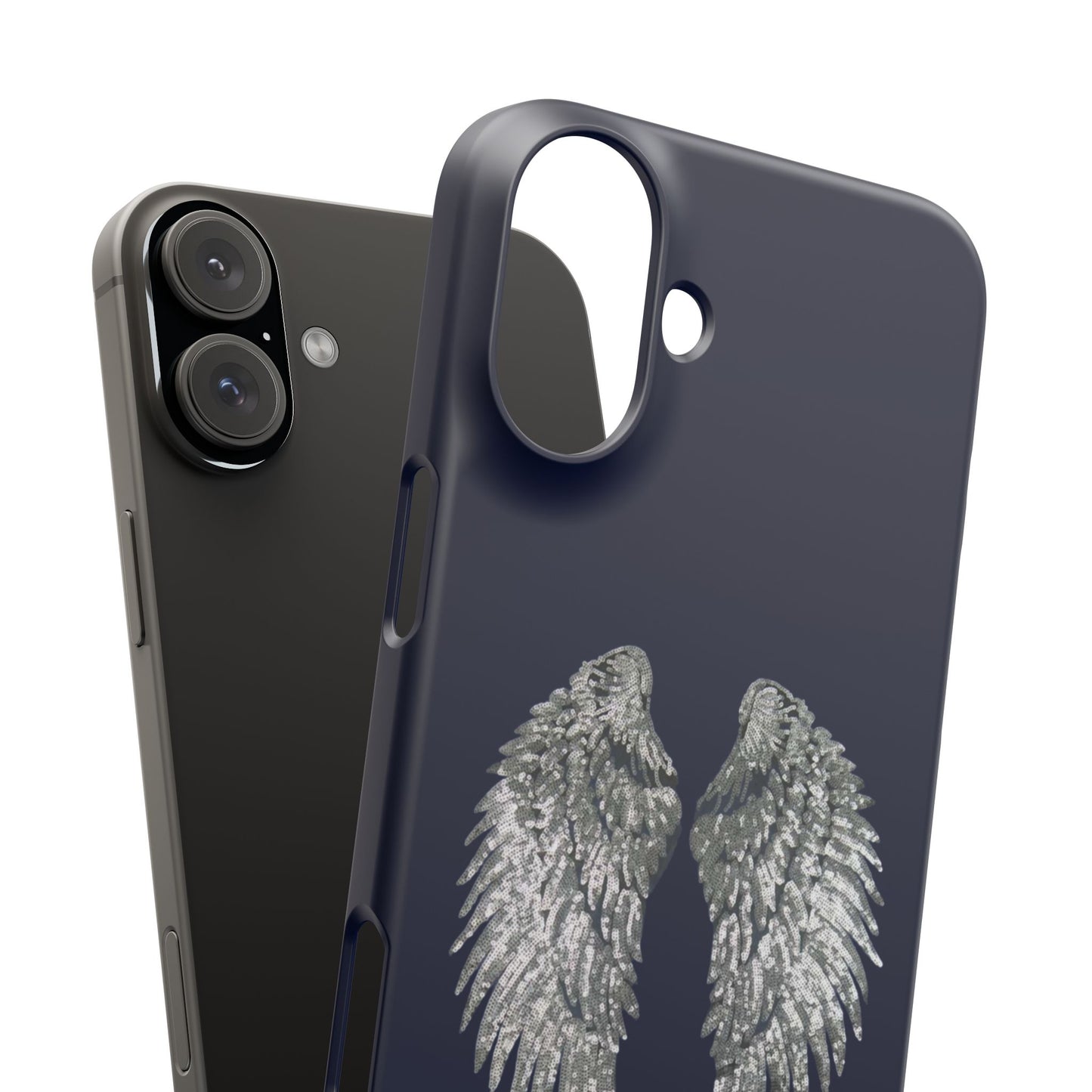 Navy Angel Wings Case