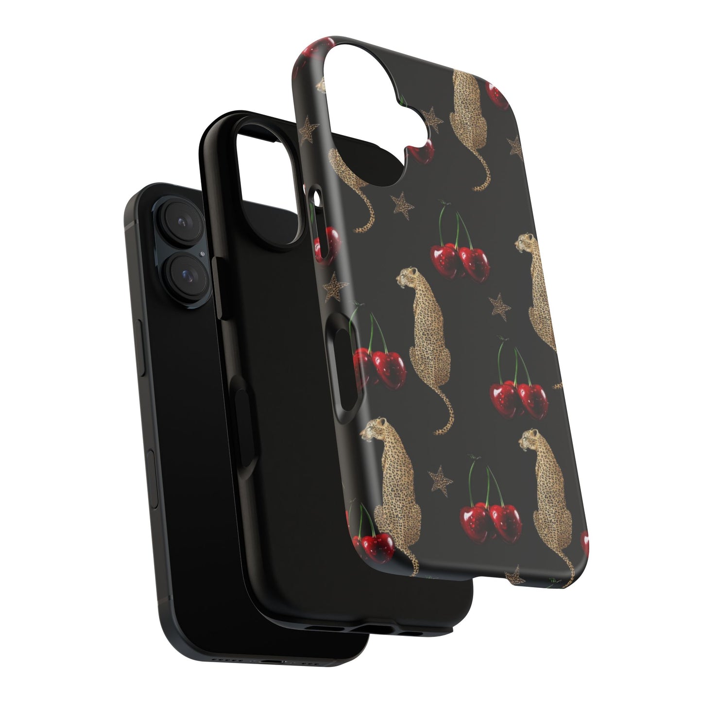 Leopard & Cherry Tough Case